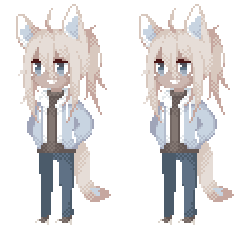 Pixel Non animated vs Animated